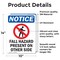 Signmission 14 in Height, 10 in Width, Vinyl Decal, Rectangle OS-2PACK-NS-D-1014-V-12427 - alternate 3